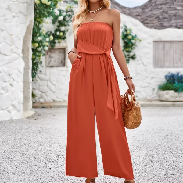 Macacão sem alças com renda fora do ombro feminino, casual, compras diárias, verão, sexy, novo. - Image 8