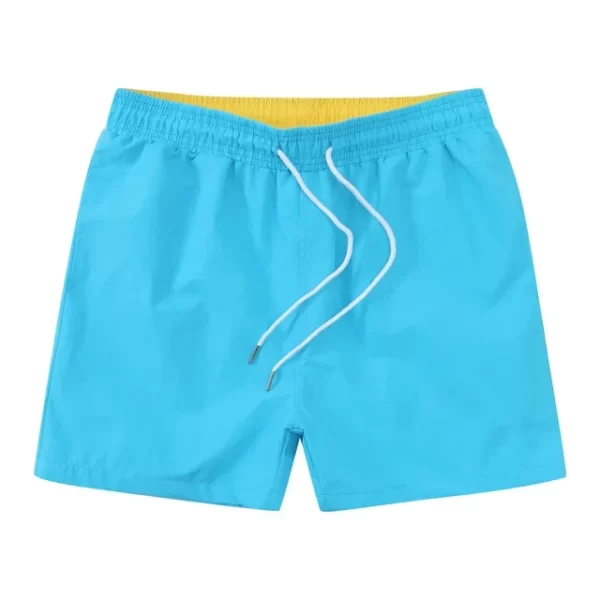 Shorts de verão casual masculino, de praia fitness,  de corrida respirável, marca cavalo, roupa de banho nova. - Image 10