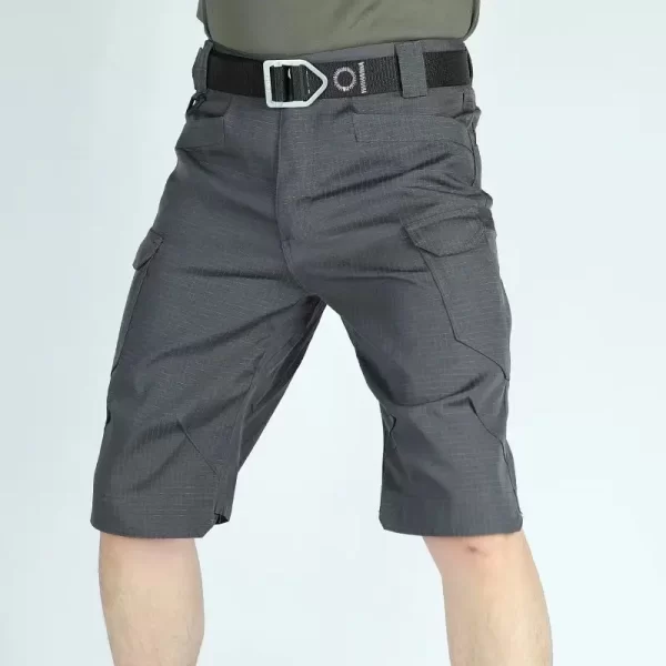 Bermuda masculina,  tácticos respiráveis IX7,  de carga multi-bolsos, casual solto capris militar, resistente ao desgaste, verão, ao ar livre. - Image 8