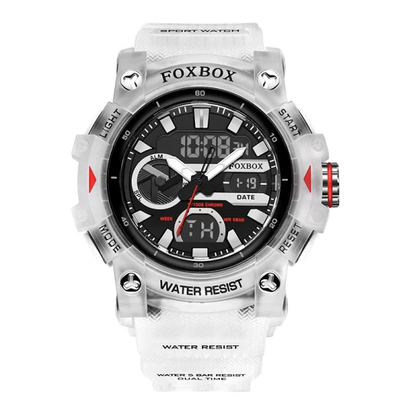 Relógio de pulso masculino, LIGE-Digital relógio militar, de pulso impermeável, de quartzo LED, relógios grandes, 50m - Image 10