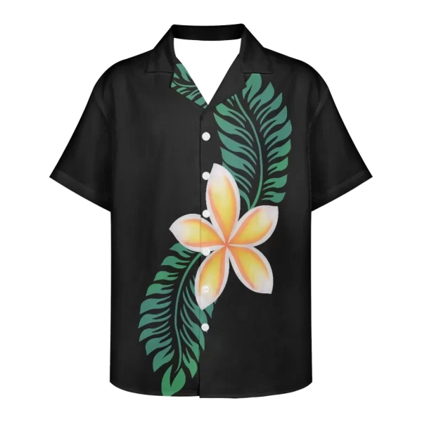 Camisa masculina, manga curta, casual,  de flores havaianas, roupas estampadas em 3D,  de viagem, verão. - Image 2