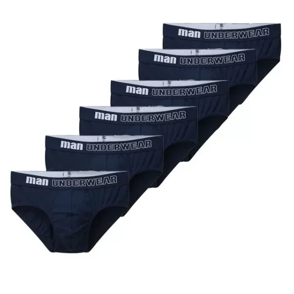 Cueca masculina, CINVIK, de algodão,  sexy, deslizantes, respiráveis, lingerie, lote com 3 pcs ou 6pcs - Image 15