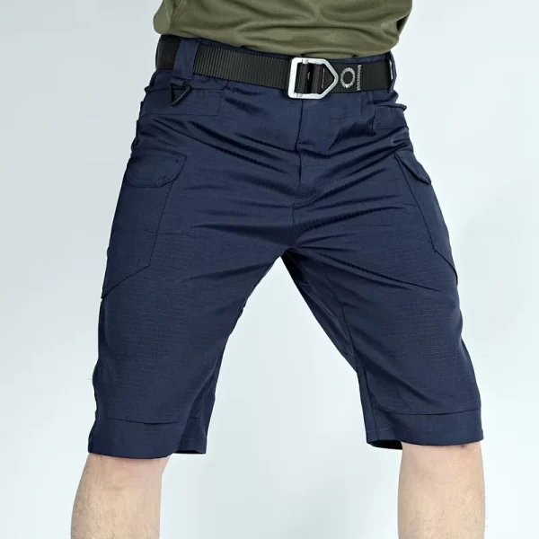 Bermuda masculina,  tácticos respiráveis IX7,  de carga multi-bolsos, casual solto capris militar, resistente ao desgaste, verão, ao ar livre. - Image 7