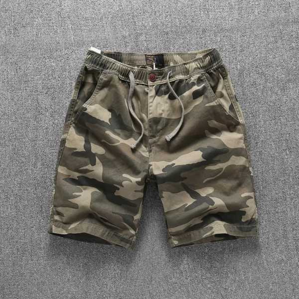 Shorts masculino , camuflagem, Shorts, Soltos Fit Calções de Carga com 5 Bolsos para o Verão, de basquete. - Image 12