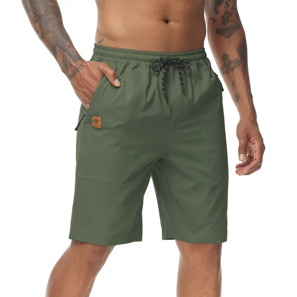 Bermuda masculina casual com cordão, calça esportiva de jogging sólida, leve de alta qualidade, elástico na cintura, verão. - Image 8