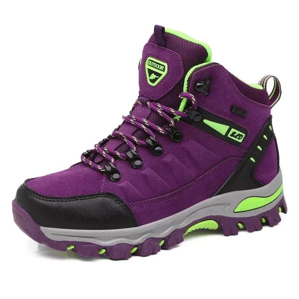 Tênis de caminhada impermeáveis feminino, sapatos de alta gangue, antiderrapantes, sapatos de trabalho para adultos, inverno. - Image 8