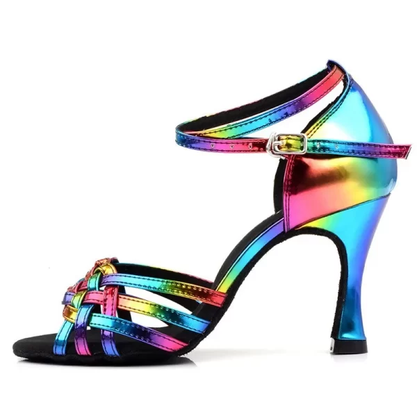 Sapatos de Salto Alto Feminino, Fundo Macio, Interior, de Baile, Dança, Tango, Sandálias de Prática, Verão, Barato, Dança Latina, Festa. - Image 6