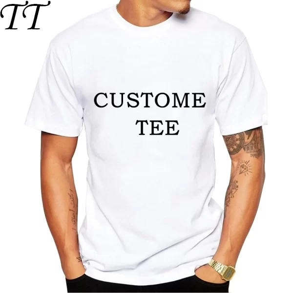 Camiseta unissex de logotipo personalizada, para verão personalizada, com estampa de fotos, para homens, mulheres e crianças, família, personalizada - Image 2