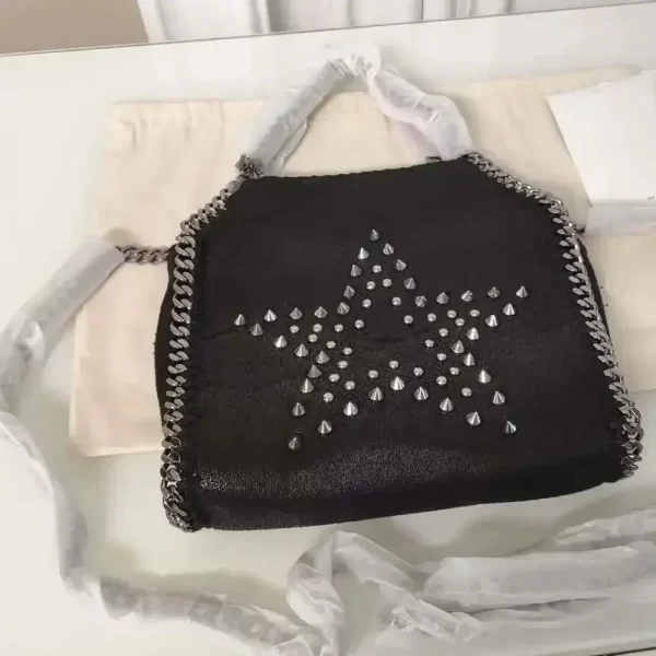 Bolsa feminina, mensageiro casual de ombro, quadrada pequena,  corrente, nova. - Image 6