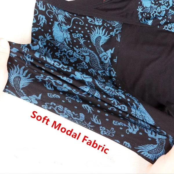 Cueca Boxer masculina, de cintura alta, 8xl, 9xl, impressão 140kg plus size, solta, 10xl overlarged, macios. - Image 4