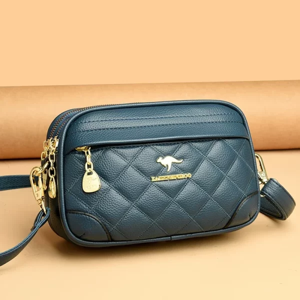Bolsa feminina tiracolo em treliça, de luxo, mensageiro, alta qualidade, moda. - Image 16