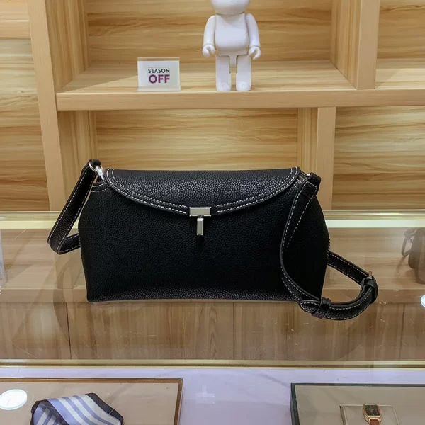 Bolsa feminina, Tote mensageiro, de designer de luxo, na moda, couro do plutônio bloqueio simples deslocamento ombro bolsa transversal. - Image 10
