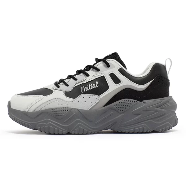 Tênis esportivos feminino de couro , casuais, sola grossa, de elevação, respirável, retrô, 361 graus, novo, 682336777 - Image 7