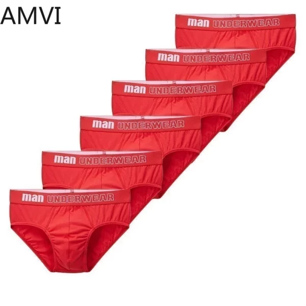 Cueca masculina de algodão, interior sexy,  gays, macia, da moda brasileira, 6 peças por lote - Image 11