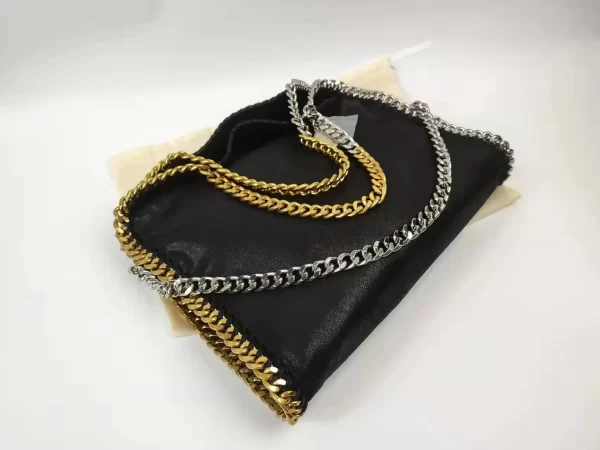 Bolsa feminina, mensageiro casual de ombro, quadrada pequena,  corrente, nova. - Image 28