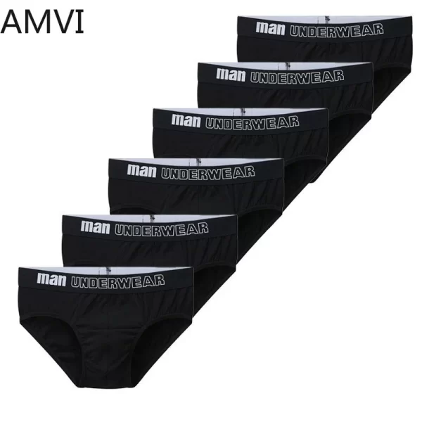 Cueca masculina de algodão, interior sexy,  gays, macia, da moda brasileira, 6 peças por lote - Image 9