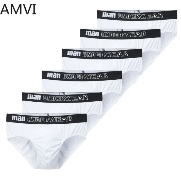 Cueca masculina de algodão, interior sexy,  gays, macia, da moda brasileira, 6 peças por lote - Image 7