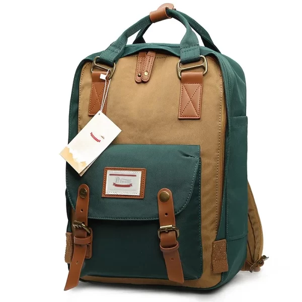Mochila impermeável de grande capacidade feminina, escolar, 14 "Laptop Back Packs de alta qualidade, moda. - Image 2