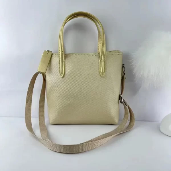 Bolsa feminina, monocromática de grande capacidade, simples, de ombro, de compras grande, moda. - Image 2