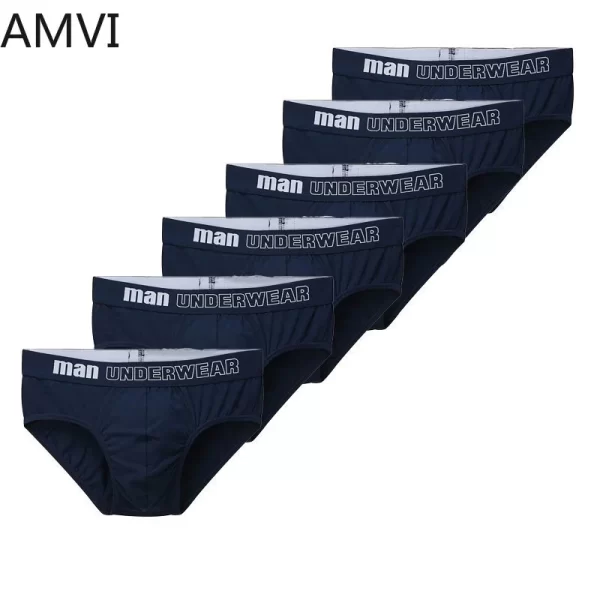 Cueca masculina de algodão, interior sexy,  gays, macia, da moda brasileira, 6 peças por lote - Image 12