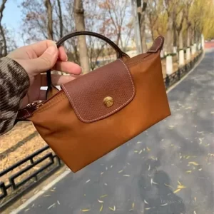 Mini bolsa feminina, crossbody, de nylon, de luxo, leve, novo designer, embreagem transversal