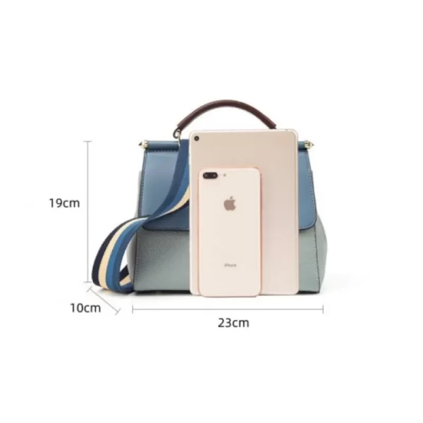 Bolsa feminina, Sacos crossbody de couro Jamhoo-Split, de escritório simples,  pequenas, de mensageiro, de ombro elegante. - Image 6