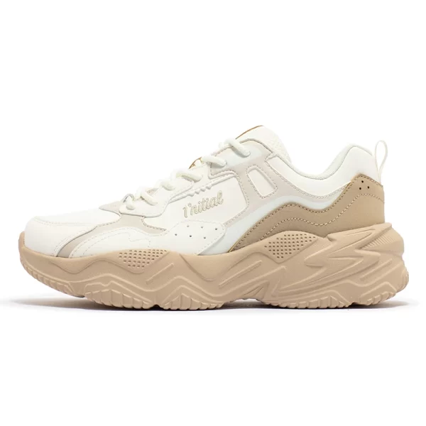 Tênis esportivos feminino de couro , casuais, sola grossa, de elevação, respirável, retrô, 361 graus, novo, 682336777 - Image 8