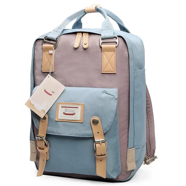 Mochila impermeável de grande capacidade feminina, escolar, 14 "Laptop Back Packs de alta qualidade, moda. - Image 33