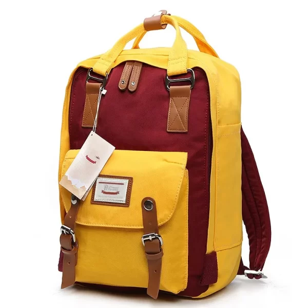 Mochila impermeável de grande capacidade feminina, escolar, 14 "Laptop Back Packs de alta qualidade, moda. - Image 13