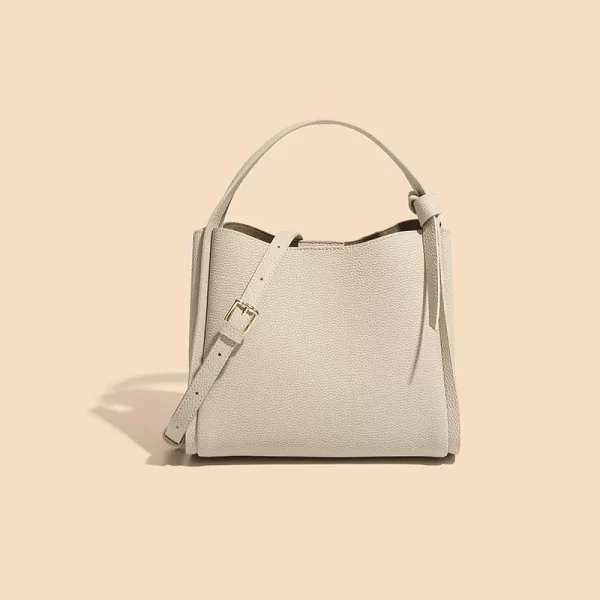Bolsa feminina, AIGO, de Balde, de Couro Monocromático, Sacos de mensageiro de grande capacidade, de ombro, Clássicas. - Image 12