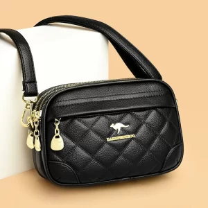 Bolsa feminina tiracolo em treliça, de luxo, mensageiro, alta qualidade, moda.