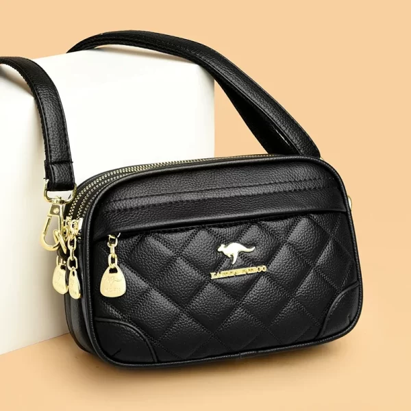 Bolsa feminina tiracolo em treliça, de luxo, mensageiro, alta qualidade, moda.