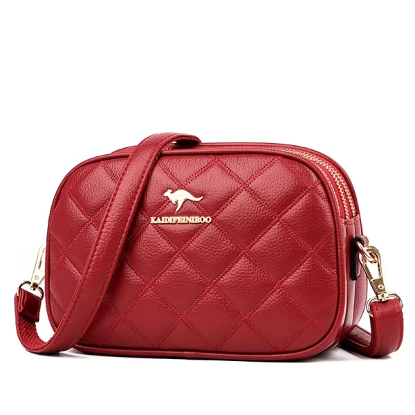 Bolsa feminina tiracolo em treliça, de luxo, mensageiro, alta qualidade, moda. - Image 10