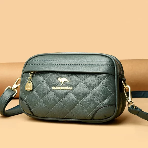 Bolsa feminina tiracolo em treliça, de luxo, mensageiro, alta qualidade, moda. - Image 17
