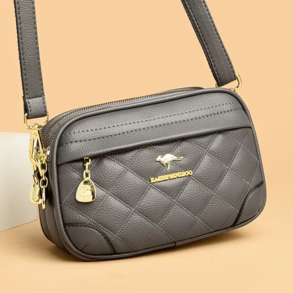 Bolsa feminina tiracolo em treliça, de luxo, mensageiro, alta qualidade, moda. - Image 18