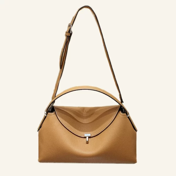 Bolsa feminina, Tote mensageiro, de designer de luxo, na moda, couro do plutônio bloqueio simples deslocamento ombro bolsa transversal. - Image 5