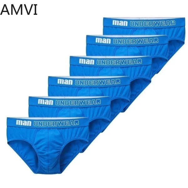 Cueca masculina de algodão, interior sexy,  gays, macia, da moda brasileira, 6 peças por lote - Image 8