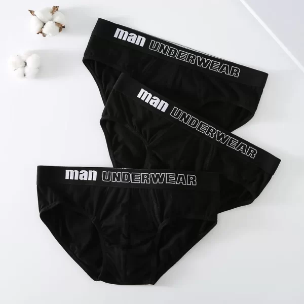 Cueca masculina de algodão, interior sexy,  gays, macia, da moda brasileira, 6 peças por lote - Image 4