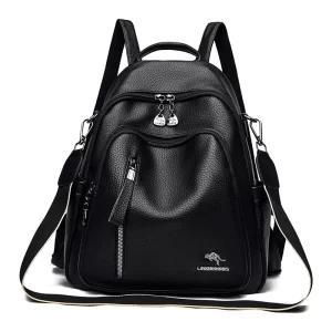 Mochila alta capacidade, feminina, escolares, de viagem, de ombro portátil, moda luxo, primavera e verão, 2024PU