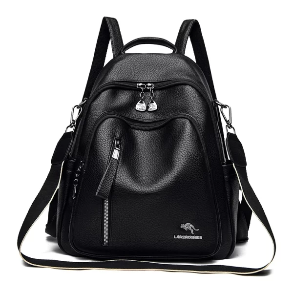 Mochila alta capacidade, feminina, escolares, de viagem, de ombro portátil, moda luxo, primavera e verão, 2024PU