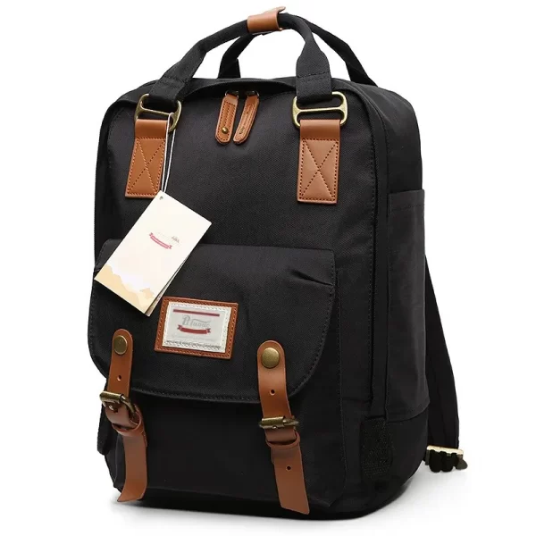 Mochila impermeável de grande capacidade feminina, escolar, 14 "Laptop Back Packs de alta qualidade, moda. - Image 4