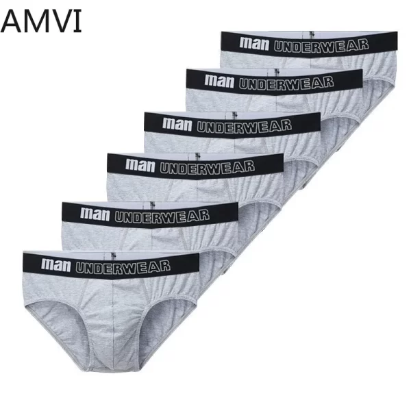 Cueca masculina de algodão, interior sexy,  gays, macia, da moda brasileira, 6 peças por lote - Image 10