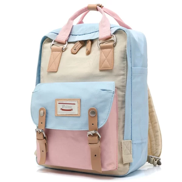 Mochila impermeável de grande capacidade feminina, escolar, 14 "Laptop Back Packs de alta qualidade, moda. - Image 20