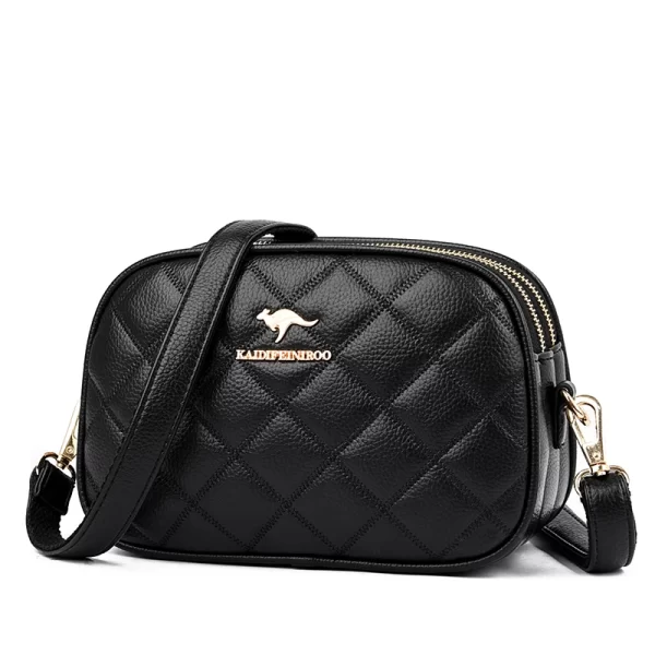 Bolsa feminina tiracolo em treliça, de luxo, mensageiro, alta qualidade, moda. - Image 9