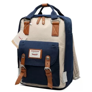Mochila impermeável de grande capacidade feminina, escolar, 14 "Laptop Back Packs de alta qualidade, moda.