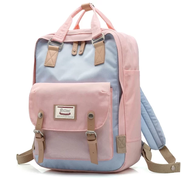 Mochila impermeável de grande capacidade feminina, escolar, 14 "Laptop Back Packs de alta qualidade, moda. - Image 15