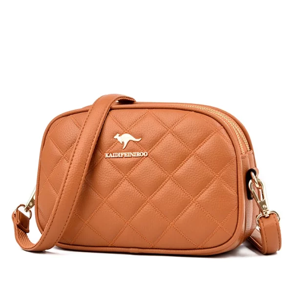 Bolsa feminina tiracolo em treliça, de luxo, mensageiro, alta qualidade, moda. - Image 11