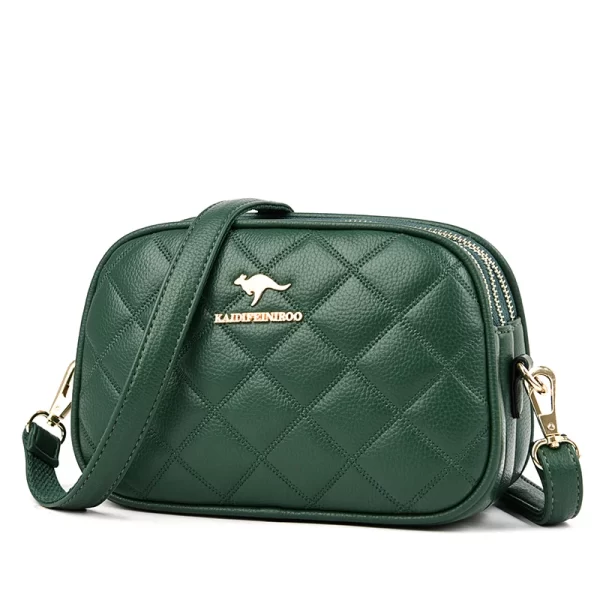 Bolsa feminina tiracolo em treliça, de luxo, mensageiro, alta qualidade, moda. - Image 14