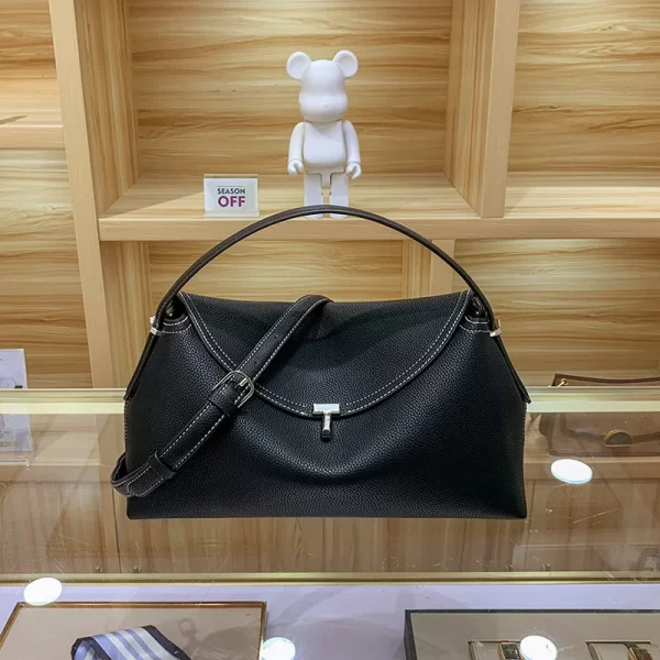 Bolsa feminina, Tote mensageiro, de designer de luxo, na moda, couro do plutônio bloqueio simples deslocamento ombro bolsa transversal. - Image 9